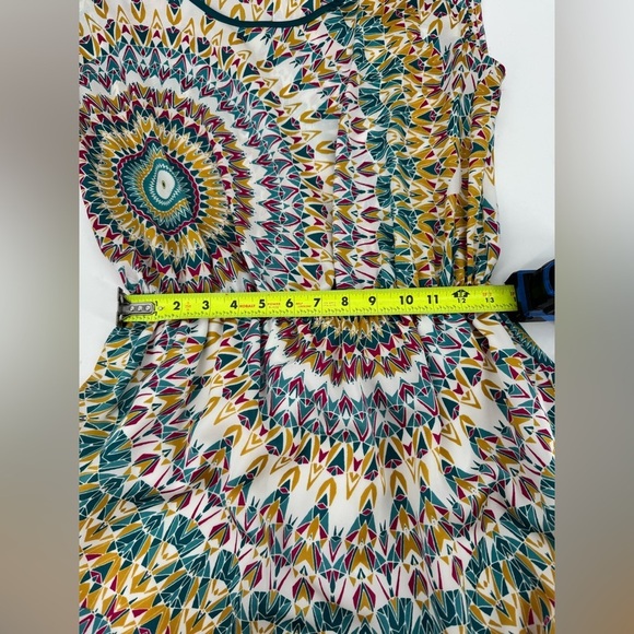 Allen B. By Allen Schwartz Women's Cut Out Back Colorful Scoop Neck Dress - Picture 10 of 15